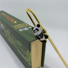 金屬書簽 三星堆 熊貓 太陽(yáng)神鳥四川特色紀(jì)念禮品書簽