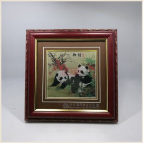 蜀繡供應商 蜀繡蜀錦工廠批發(fā)價 特色圖案蜀繡工藝品