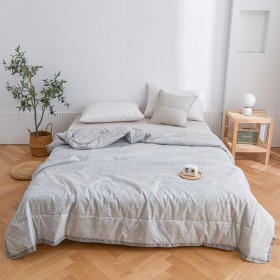 羽品肌理夏涼被 無印良品空調(diào)被子 全棉可水洗夏薄被