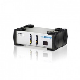 ATEN 宏正 四川KVM 總代理 VS261 2端口 DVI 高清視頻切換器 1920*1200 VS261-AT-Z