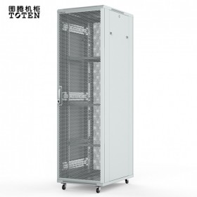 四川 成都 弱電解決方案商 圖騰 TOTEN G3.6042 網(wǎng)絡(luò)機(jī)柜 42U 2米 白色加厚機(jī)柜 交換機(jī)機(jī)柜 19英寸網(wǎng)格門機(jī)柜