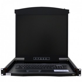 麥森特MAXCENT 四川成都總代理 KVM切換器8口16口 USB機(jī)架式17英寸19英寸LCD液晶17英寸16口 AD-5716