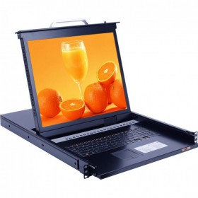 大唐安普 四川 成都 分銷(xiāo)服務(wù)商 kvm切換器8口17英寸屏vga四合一多電腦切換 含13%增票 五年質(zhì)保 DTT1708（17寸LED屏8口）