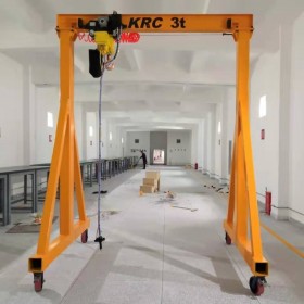 小型門(mén)式起重機(jī)升降無(wú)軌電動(dòng)簡(jiǎn)易手推龍門(mén)架吊車(chē)天車(chē) 移動(dòng)龍門(mén)吊