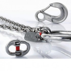 原裝培瓦克PEWAG316不銹鋼D型卸扣成套吊索具強力環(huán)截鏈器