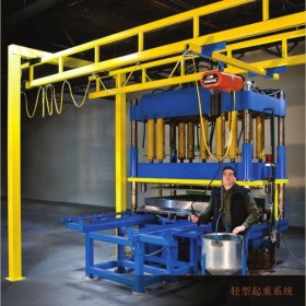 廠家定制輕型智能工位吊系統(tǒng)yale耶魯軌道懸掛式輕載 KBK起重機(jī)