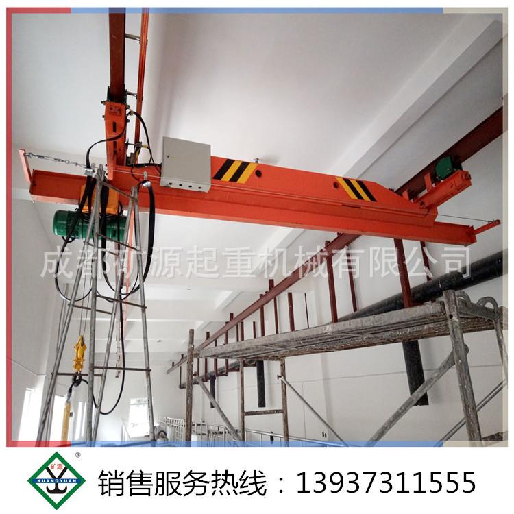 四川宜賓電動單梁懸掛起重機 懸掛行吊 1噸2噸3噸龍門吊