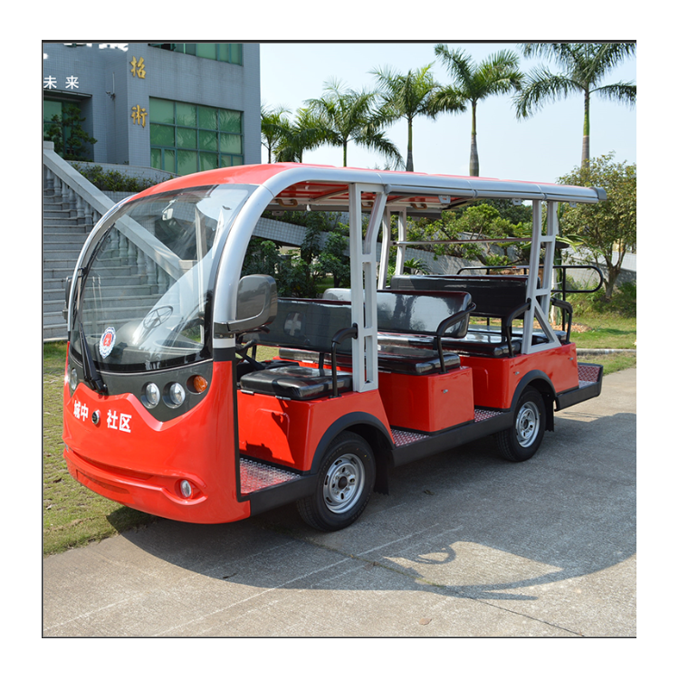 LT-S8+3 11人座 公園景區(qū)旅游電動觀光車 外型美觀設(shè)計(jì)合理