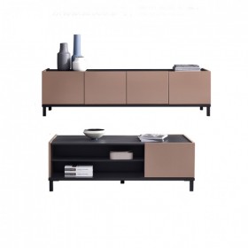 美奢漫設(shè)計(jì)師推薦創(chuàng)意工業(yè)風(fēng)現(xiàn)代簡約輕奢茶幾電視柜北歐客廳餐廳家具