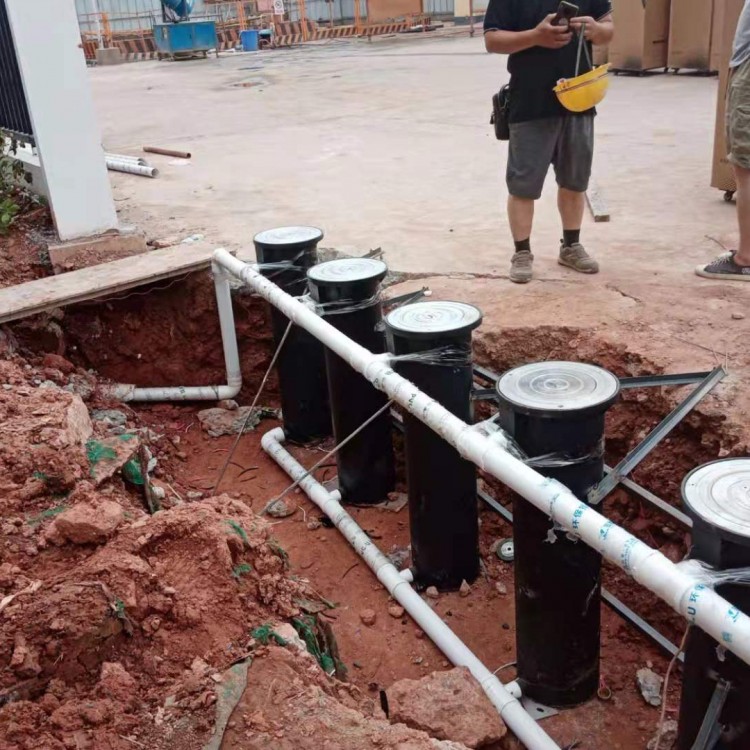 全自動升降柱 地樁路樁半自動升降柱價格