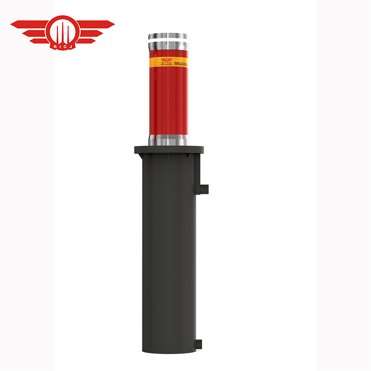 全自動紅色升降柱 全自動液壓升降柱 操作簡單 拉絲304不銹鋼