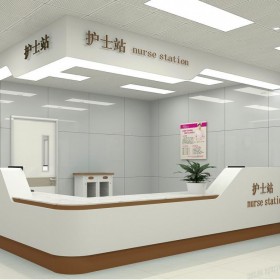 醫(yī)院家具定制 醫(yī)院護士站 前臺接待 轉(zhuǎn)角吧臺 門診導診臺