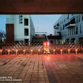 安世科 自貢全自動升降柱 防撞柱上門安裝 自貢隔離地樁 升降路樁