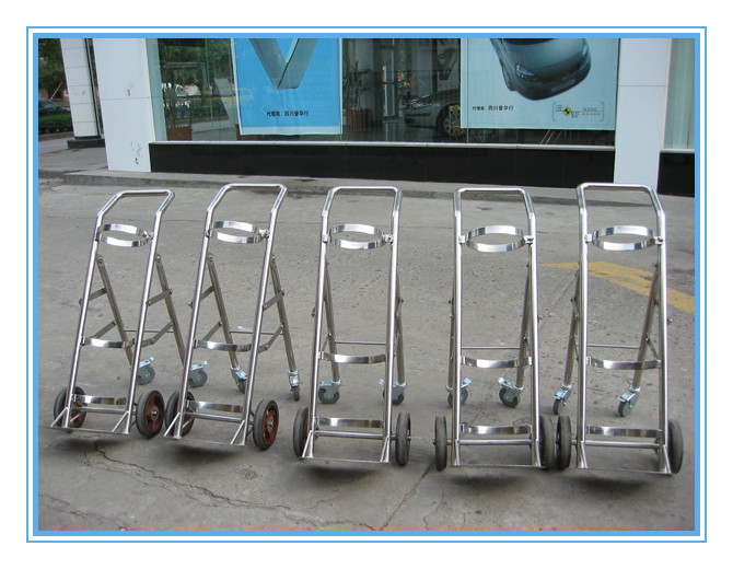 不銹鋼氣瓶推車(chē)_副本