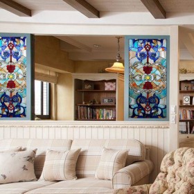 德陽(yáng)廠家直銷歐式基督教窗戶教堂玻璃