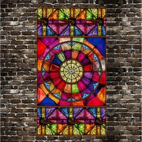 藝術玻璃屏風隔斷現(xiàn)代玄關歐式客廳長虹透光防爆玻璃抽象柜子輕奢