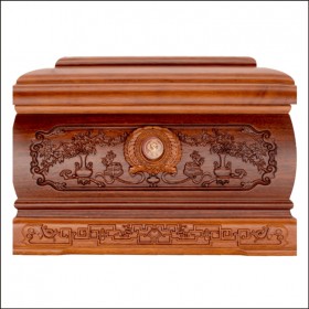 骨灰盒批發(fā) 新款實(shí)木骨灰盒 殯葬用品廠家