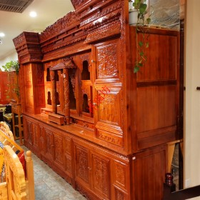 四川藏式家具經(jīng)堂佛龕 實(shí)木佛堂 多層佛柜 佛龕價(jià)格 祥瑞坊