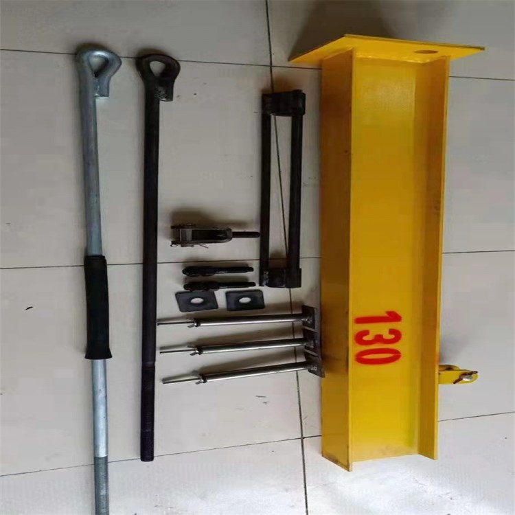 新型工字鋼懸挑梁拉桿 工字鋼預埋件 支撐可調(diào)花籃拉桿 建筑懸挑承力架 防護外架