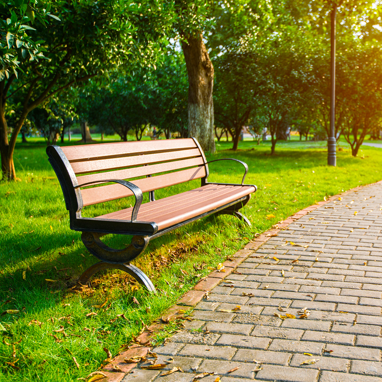公園椅 戶(hù)外 1.2米休閑防腐木 實(shí)木長(zhǎng)凳 鋁合金  廣場(chǎng)長(zhǎng)條凳可定制