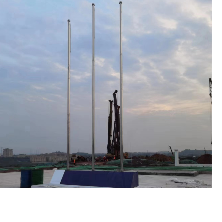 不銹鋼電動(dòng)旗桿廠家 幼兒園小學(xué)手升降桿 304材質(zhì)-宇波