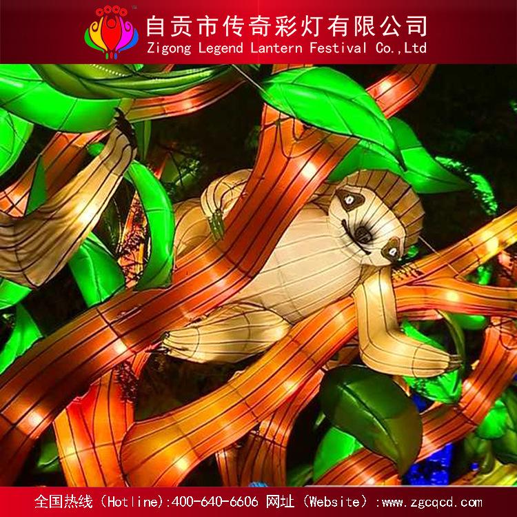 動(dòng)物世界主題類(lèi)燈展自貢絲綢考拉動(dòng)物燈