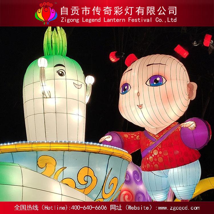 自貢燈會(huì)來(lái)圖定制春節(jié)主題燈展織布卡通燈組