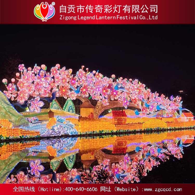 設(shè)計制作2021春節(jié)燈展元宵花燈戶外防水燈水上花燈展亮化燈會定制