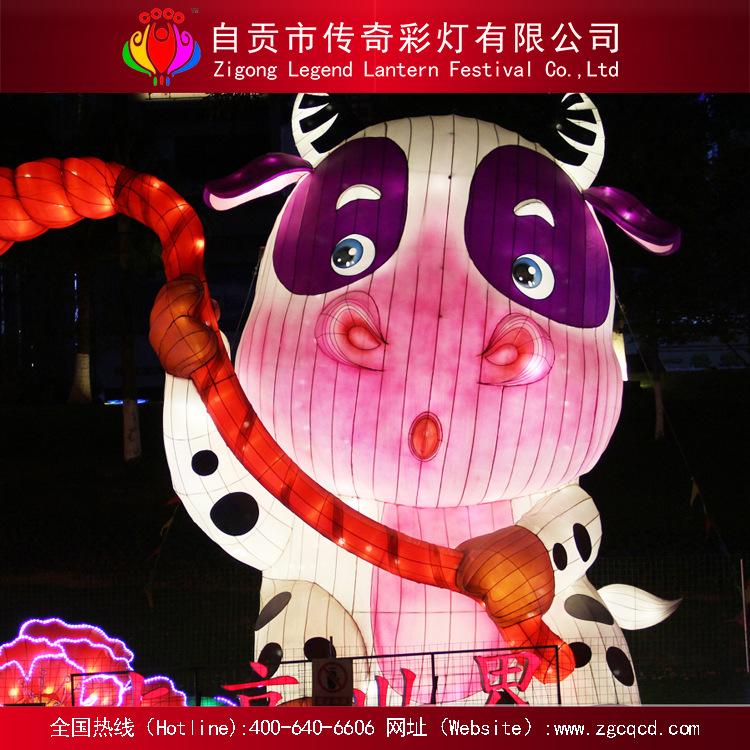 迎春燈展 自貢廠家直銷(xiāo)各類(lèi)花燈展 卡通生肖類(lèi)動(dòng)物主題彩燈