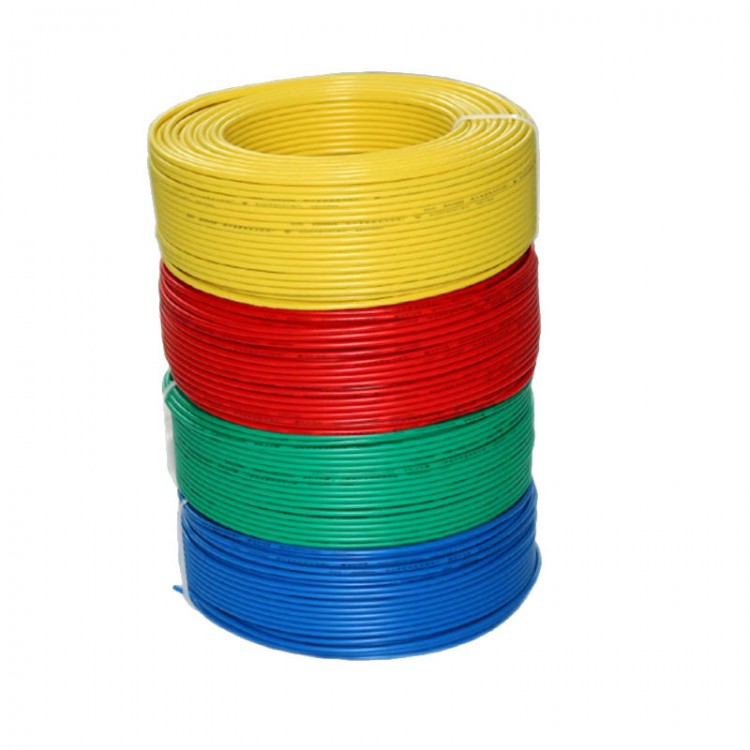 國(guó)標(biāo)家裝電線BV2.5平方單股銅芯塑銅線 美河電纜