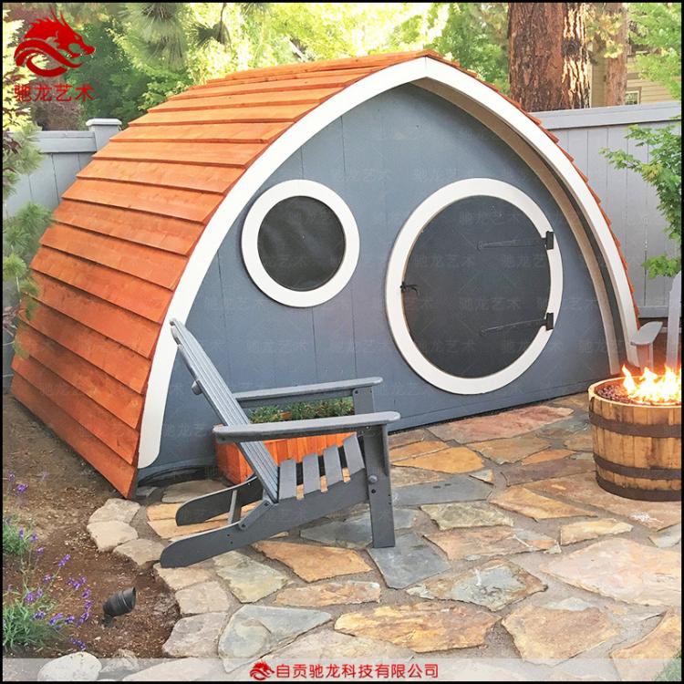 景區(qū)露營防水木屋定制公園防腐木親子游樂設(shè)備無動力攀爬設(shè)施原木裝置定制廠家