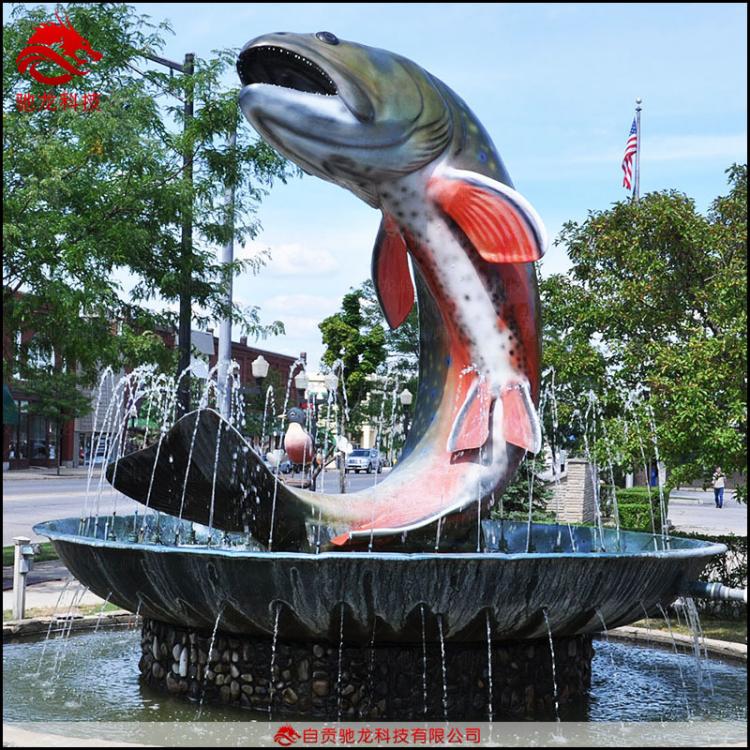 仿真海洋生物模型景區(qū)大型仿生魚(yú)擺件博物館硅膠電動(dòng)魚(yú)模型