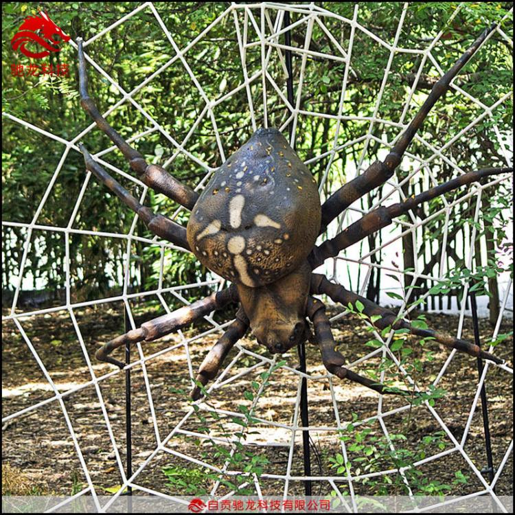 大型仿真蜘蛛模型機(jī)械橡膠昆蟲(chóng)模型仿真橡膠昆蟲(chóng)密室機(jī)模裝置公司
