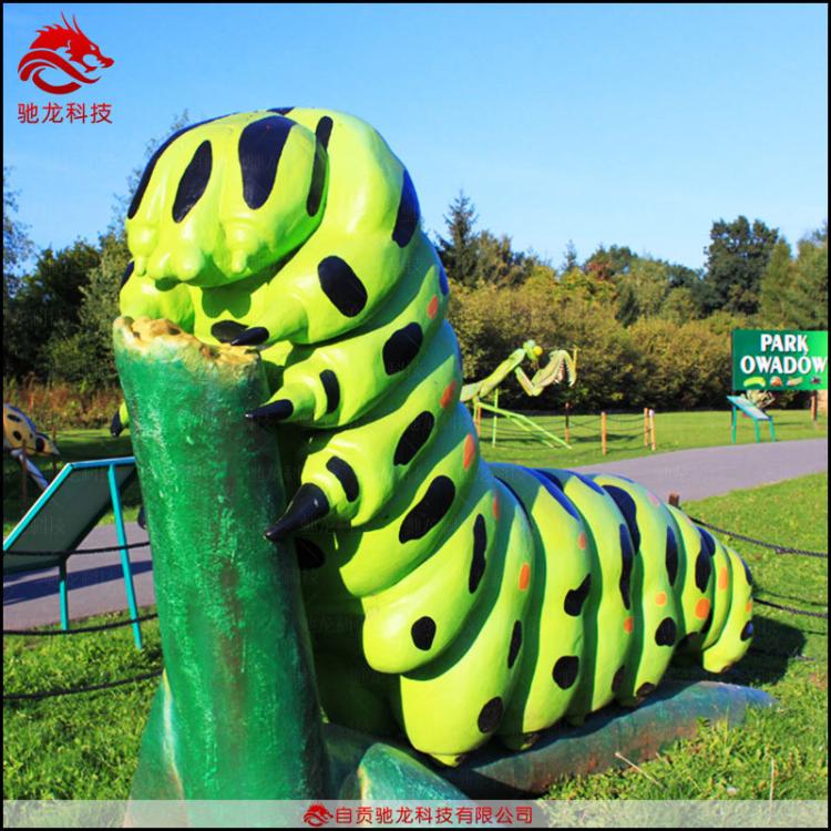 仿真昆蟲大型毛蟲模型電動(dòng)橡膠豬兒蟲科普展覽機(jī)械模型裝置制作公司