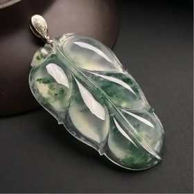 【翡翠回收】個(gè)人閑置翡翠回購(gòu) 冰種飄花翡翠葉子種老肉細(xì)起光