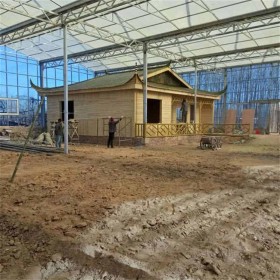 公園竹建筑 竹房子工藝品  按需定制 造型美