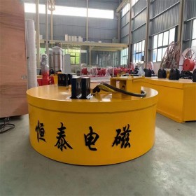 川騰起重機(jī)  定制起重裝卸設(shè)備  吊運(yùn)廢鋼用圓形電磁吸盤(pán)
