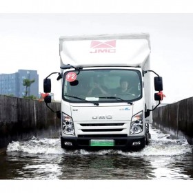 江鈴新能源廂式貨車(chē)107度，新能源純電動(dòng)貨車(chē)