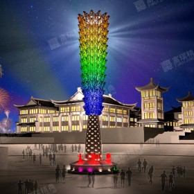 大型不銹鋼雕塑廣場標(biāo)志性創(chuàng)意雕塑設(shè)計(jì)制作安裝一體