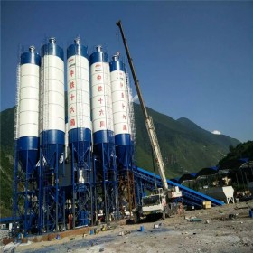 供應(yīng)工廠散裝片狀水泥罐 立式水泥倉 150噸 混凝土攪拌站用粉煤灰儲(chǔ)料倉