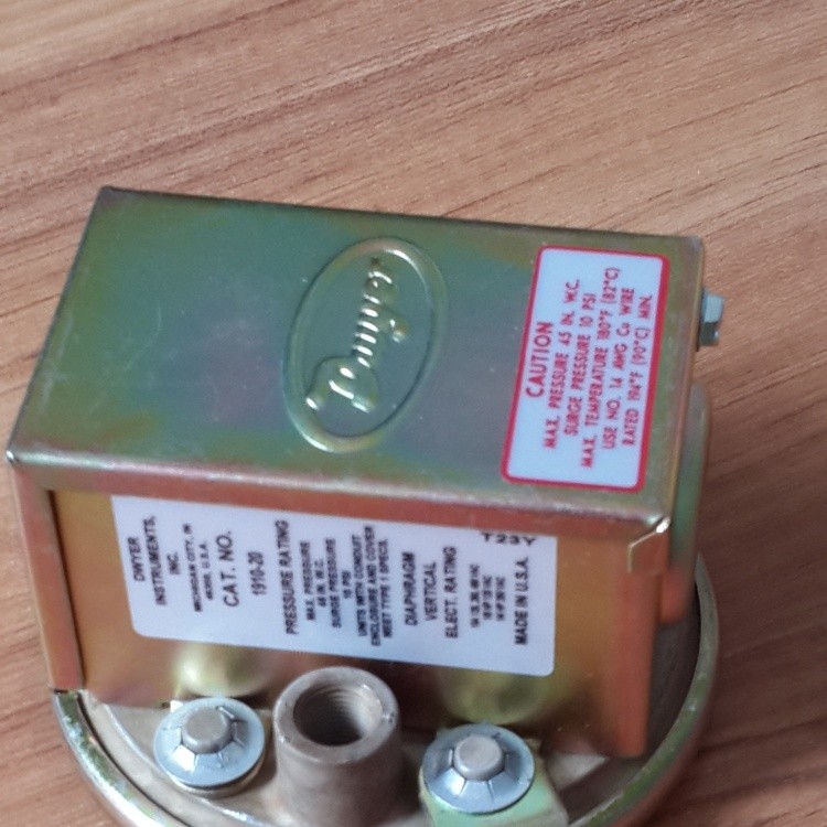 Dwyer 1910系列小型超微差壓開關(guān)適用許多流體工程