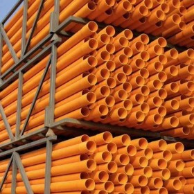 廠家銷售CPVC電力管110 直埋穿線平壁式PVC電力管