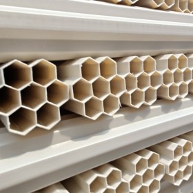 巴中達州七孔管七孔梅花管PVC110波紋管 32*7穿線管 多孔管  廠家供應(yīng)