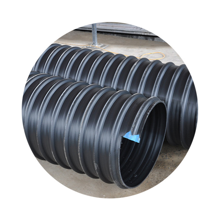 成都鋼帶管 鋼帶波紋管 HDPE鋼帶增強(qiáng)波紋管生產(chǎn)廠家固地管道