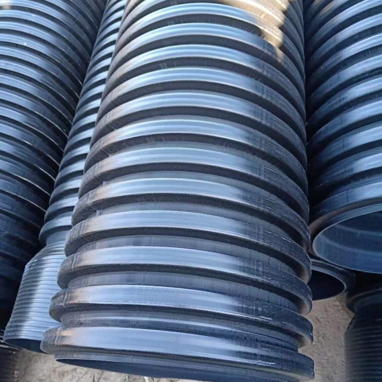 HDPE國標(biāo)雙壁波紋管DN300SN8塑料波紋管固地規(guī)格全價(jià)格低