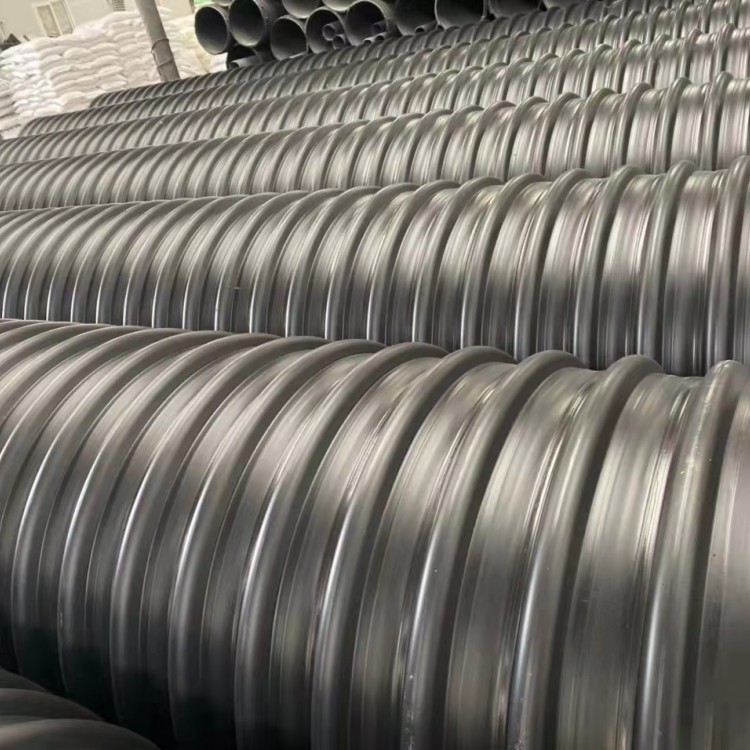 四川固地鋼帶管 國標300SN8鋼帶波紋管 HDPE鋼帶增強波紋管優(yōu)質廠家