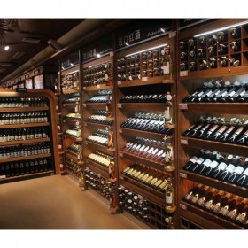 超市鋼木貨架展示架 超市貨架定制 單雙面鋼木貨架 零食便利店貨架展示架定制_廠家供應