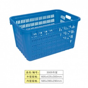 恒豐廠家直供水果筐批發(fā)周轉筐605*425*300mm蔬菜筐塑料膠筐
