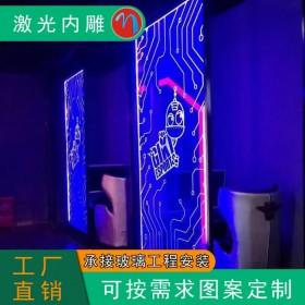 激光內(nèi)雕玻璃,發(fā)光玻璃,山水畫(huà)激光內(nèi)雕,環(huán)保玻璃廠家直銷