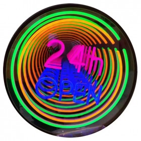 千層鏡深淵鏡發(fā)光字定制酒吧舞臺(tái)景觀字燈箱網(wǎng)紅霓虹燈迷你字門(mén)頭